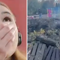 VIDEO Cura je snimila trenutak bombardiranja Kijeva: 'Vidjela sam i čula raketu kako leti'