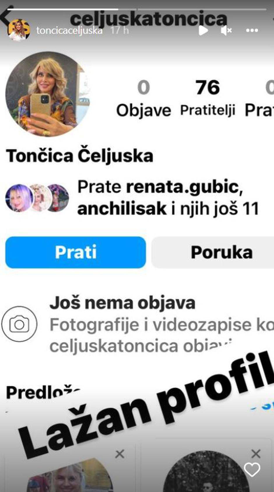 Tončica Čeljuska se požalila: 'Ovo nije moje, ovo je lažno...'