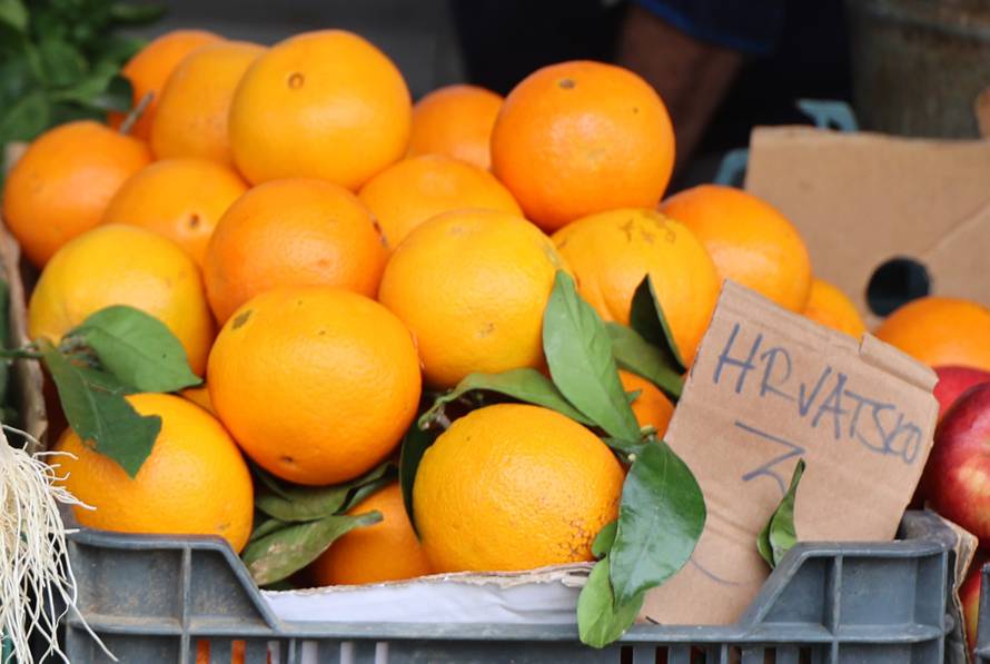 Šibenik: Raznolika ponuda na tržnici