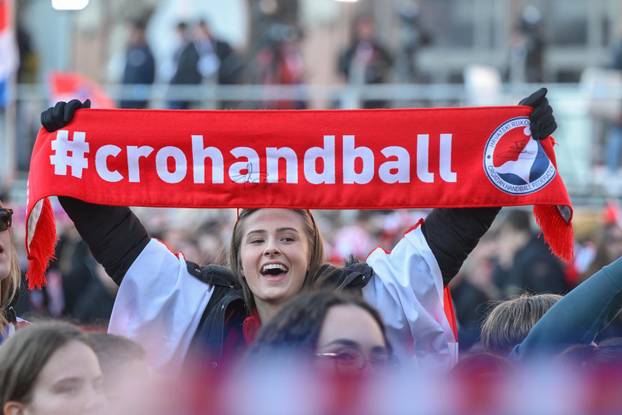 Zagreb: Svečani doček rukometaša nakon osvojenog srebra na Svjetskom prvenstvu