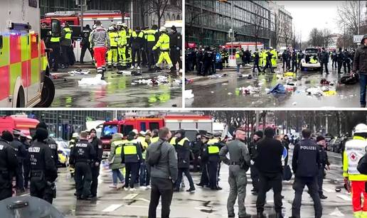 VIDEO Ovo su kadrovi strave iz Münchena: Autom se zabio u skupinu ljudi, 28 je ozlijeđenih