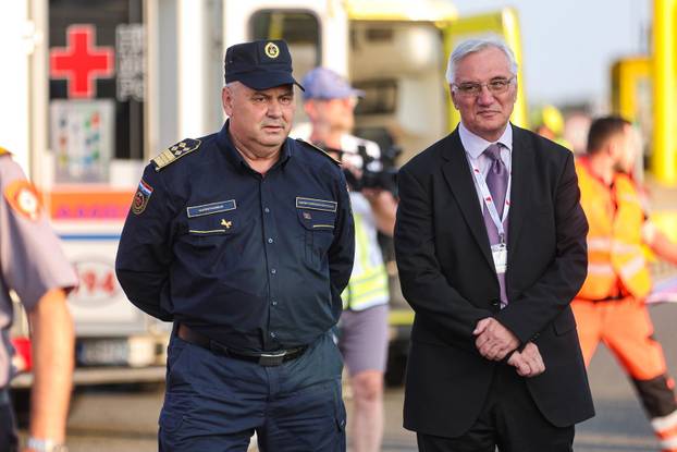 Zagreb: U blizini naplatne postaje Sveta Helena održana je vježba "Sigurnost 25"