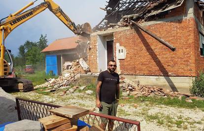 Duško iz Majskih Poljana: 'Srušio sam svoju kuću jer više nisam mogao čekati na državu'