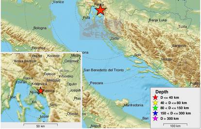 'Kao eksplozija': Potres od 3,9 Richtera pogodio je Crikvenicu