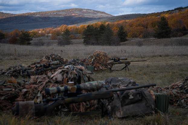 FOTO Pogledajte nove hrvatske snajperiste u akciji. Da prođu 50 metara potreban je jedan sat!