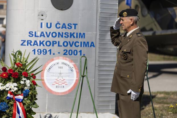 Osijek: Obilje&zcaron;avanje godi&scaron;njice osnutka Prvog samostalnog zrakoplovnog voda