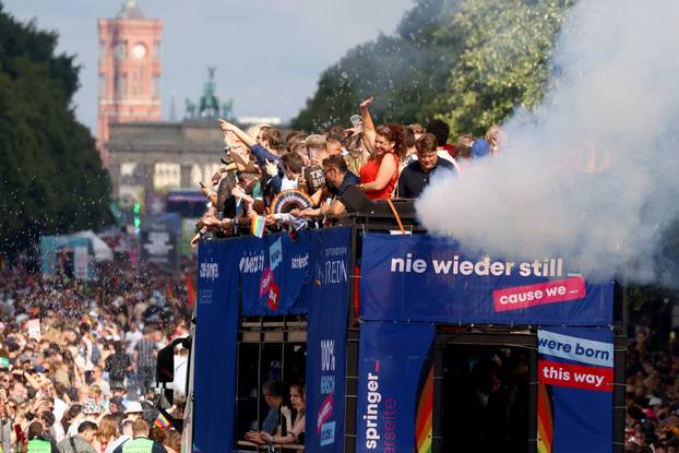 Christopher Street Day (CSD) LGBTQ+ Pride march, in Berlin