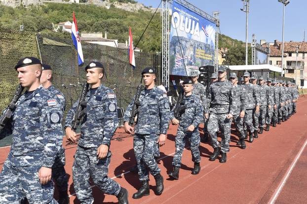 Knin: Generalna proba na stadionu Dinara za obljetnicu Oluje