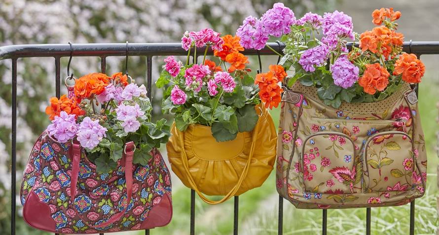 Uradi sam: viseće košare s pelargonijama