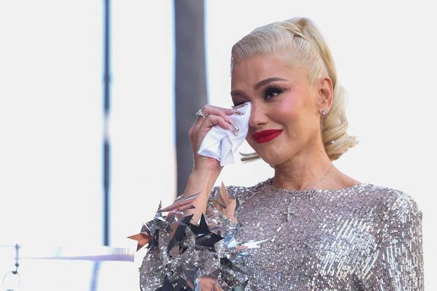 Singer Gwen Stefani unveils her star on Hollywood Walk of Fame in Los Angeles