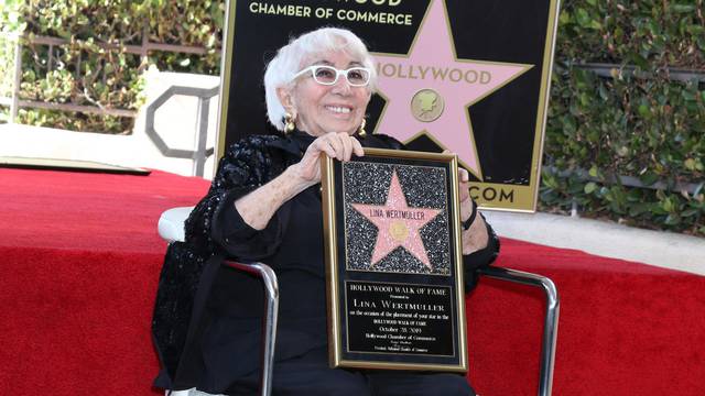 Lina Wertmuller Hollywood Walk of Fame Star Ceremony