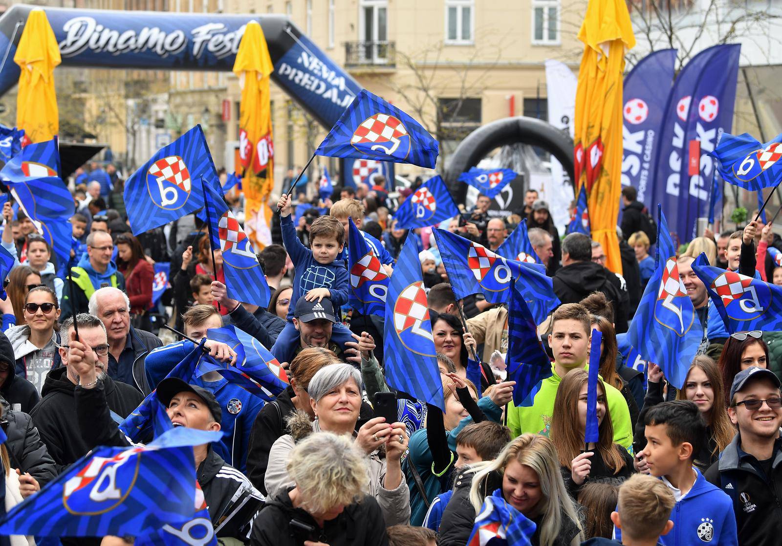 Zagreb: Obilježen 111. rođendan Dinama