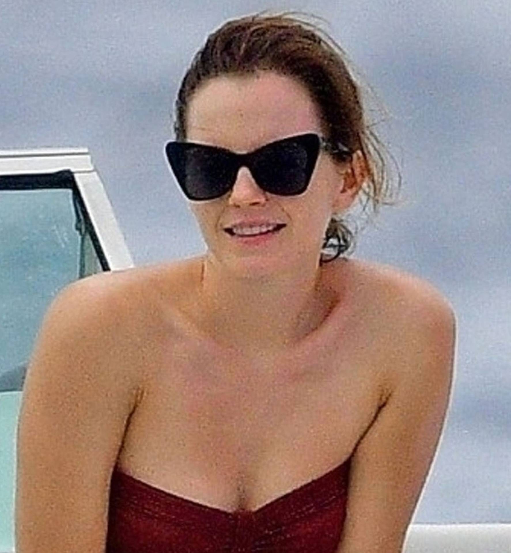 *PREMIUM-EXCLUSIVE* *MUST CALL FOR PRICING* Harry Potter star Emma Watson shows off her magical sizzling bikini-clad body as the actress hits the beach on her sun-soaked holiday in Barbados.