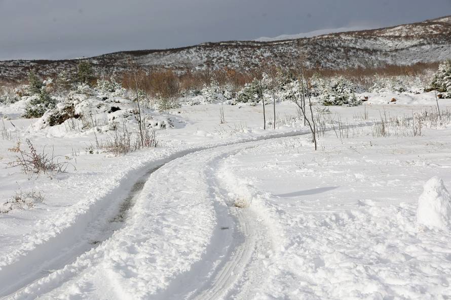 Snijeg u Dalmatinskoj Zagori