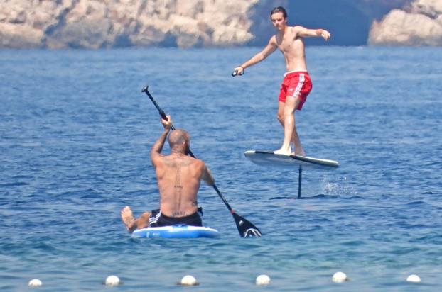 David Beckham s kćeri Harper i sinom Cruzom uživa u moru kod Lopuda