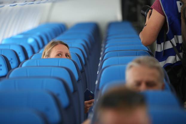 Zagreb: Slijetanje Airbusa A220, novog zrakoplova Croatia Airlinesa