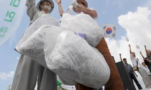 Balonima poslali letake za slobodu Sjeverne Koreje