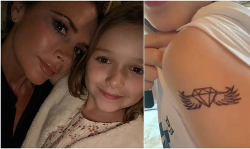 Kakva majka, takva kći: Harper Beckham ima prvu tetovažu...