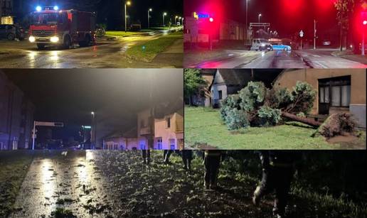 Oluja poharala Slavoniju: Bez struje više od 1500 kućanstava, poplave i srušena stabla!