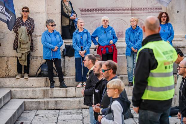 Split: Molitelji na Peristilu okupili su se i ove prve subote u mjesecu