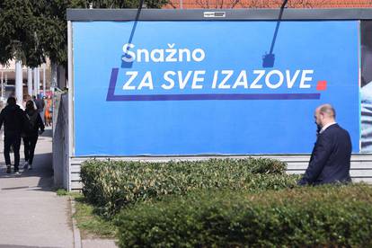 Zagreb: Pojavili se i plakati HDZ-a
