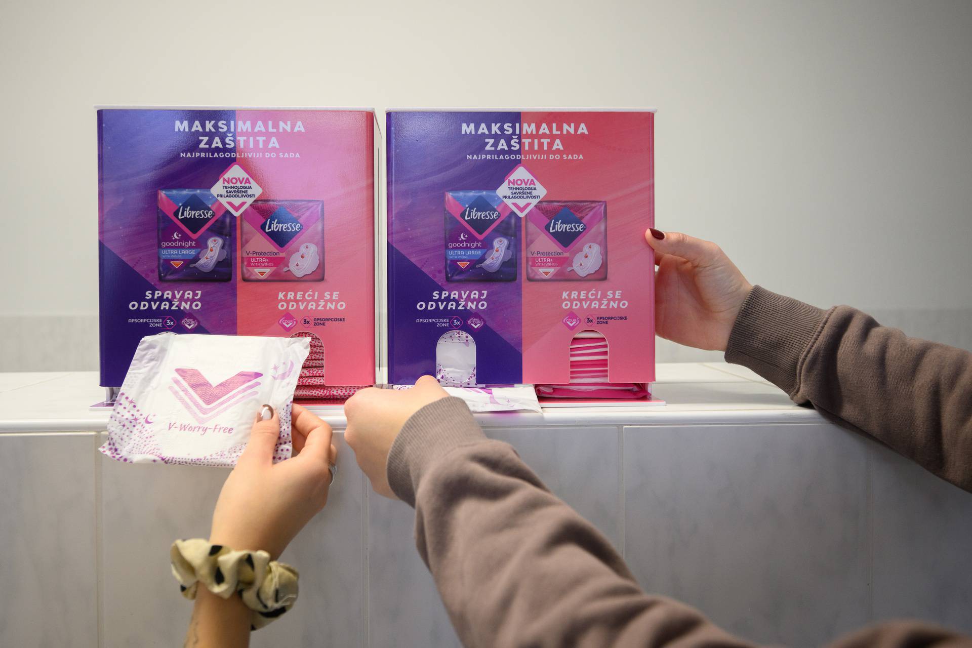 Libresse diljem cijele Hrvatske donirao menstrualne uloške za učenice u učeničkim domovima