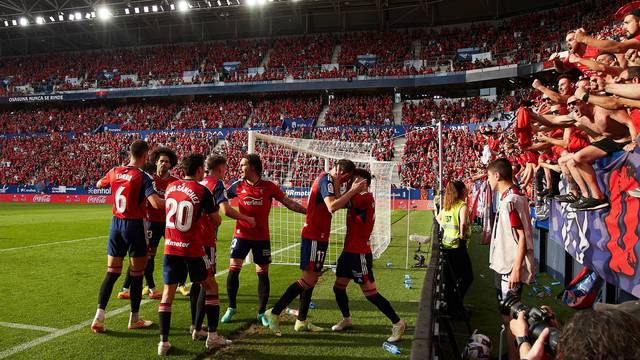 Spanish football La Liga match - Spanish Liga Santander: CA Osasuna vs Girona FC, Pamplona, Spain