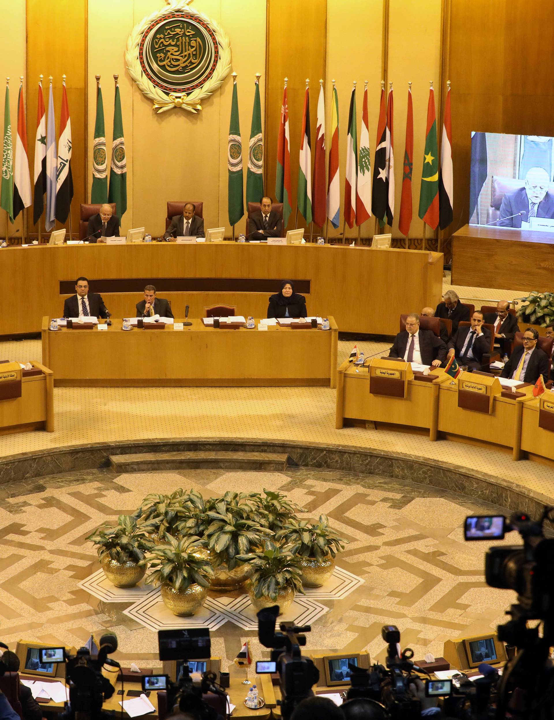 Arab League foreign ministers hold an emergency meeting on Trump's decision to recognise Jerusalem as the capital of Israel