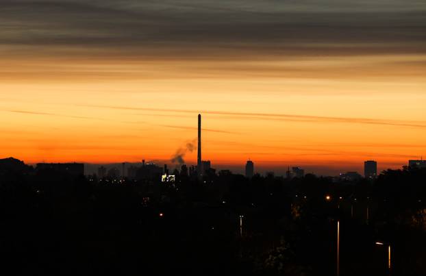Zagreb i Sisak 'probudili' su se s prekrasnim izlaskom sunca...