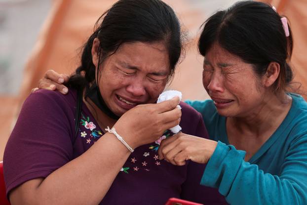Aftermath of strong earthquake, in Bangkok