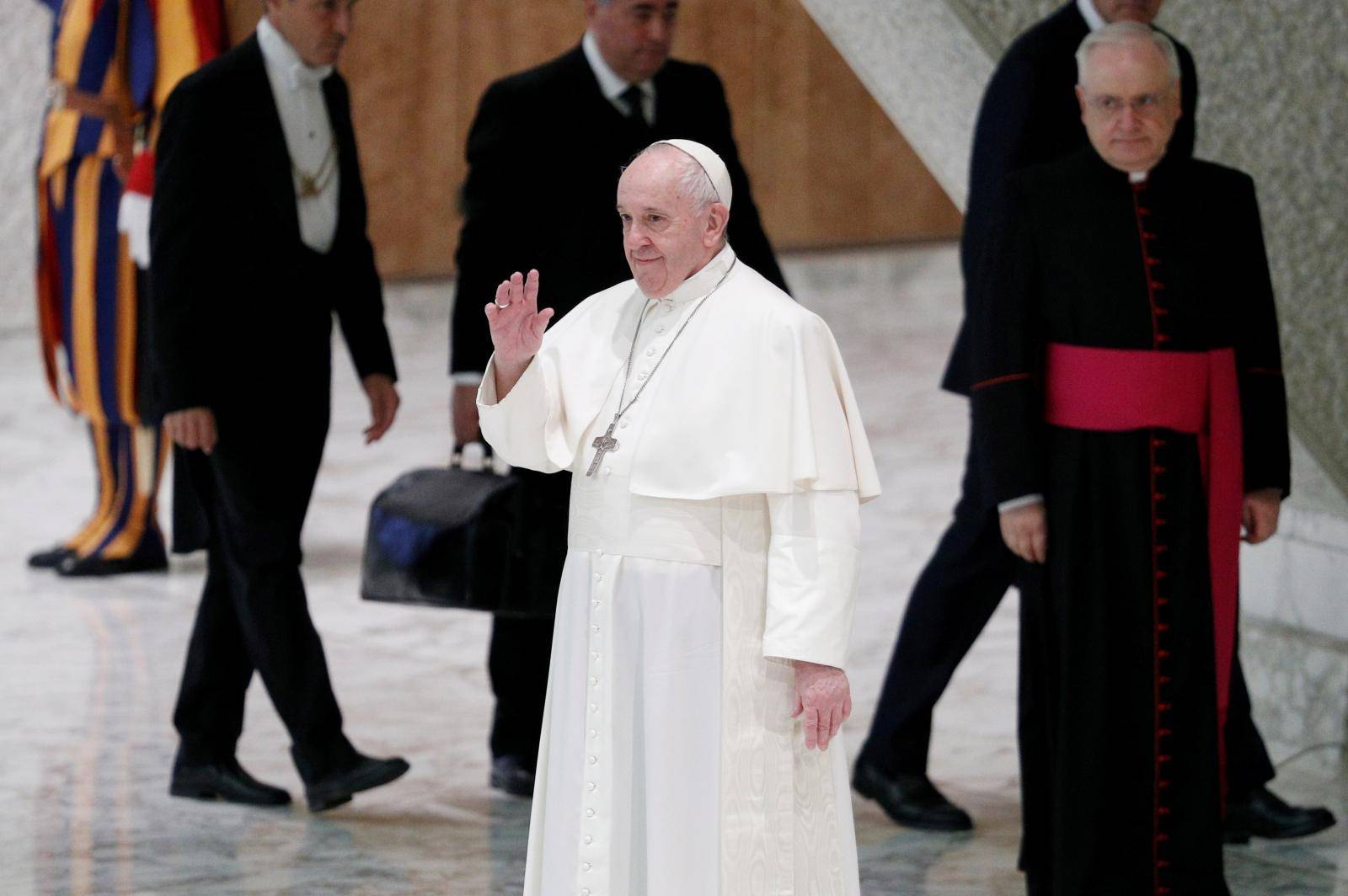 Pope Francis holds weekly audience