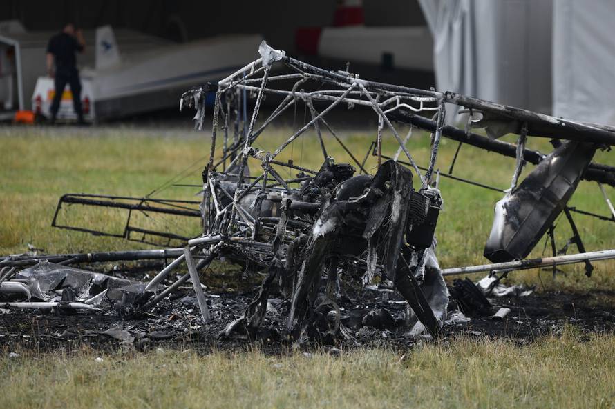Pribislavec: Očevid na mjestu požara ultra lake letjelice