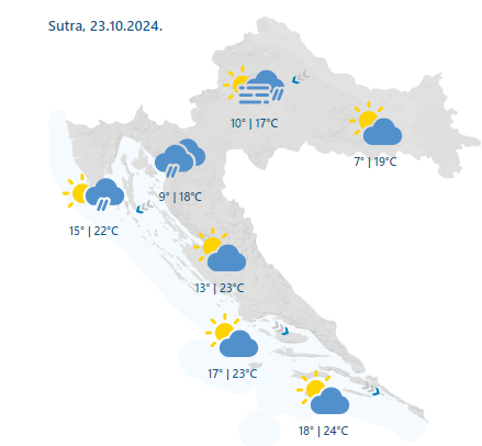 Pogledajte što dolazi krajem tjedna. Ne izgleda baš dobro