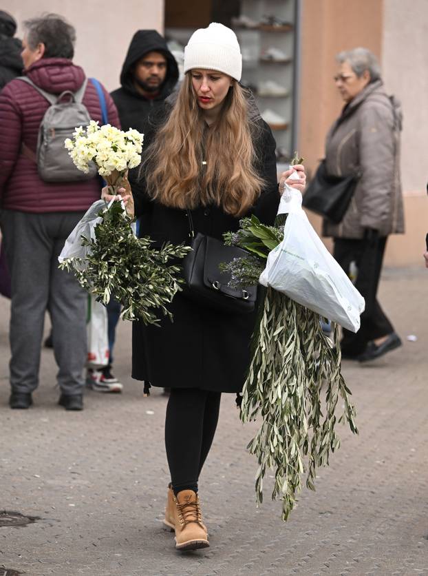 Zagreb: Prodaja maslinovih grančica uoči Cvjetnice