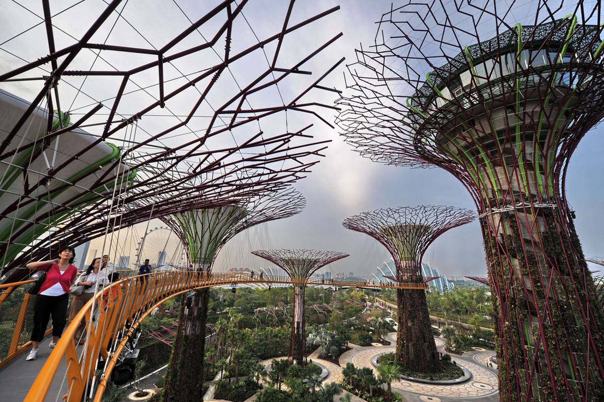 Superdrveća u spektakularnim novim Vrtovima u Singapuru