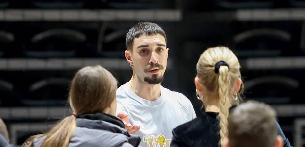 Šime Vrsaljko s partnericom Kajom Vidmar na humanitarnom turniru "4 kantuna" u Zadru