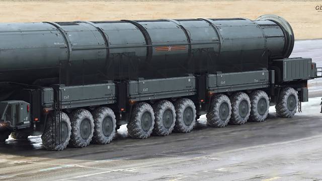 Sarmat intercontinental ballistic missile
