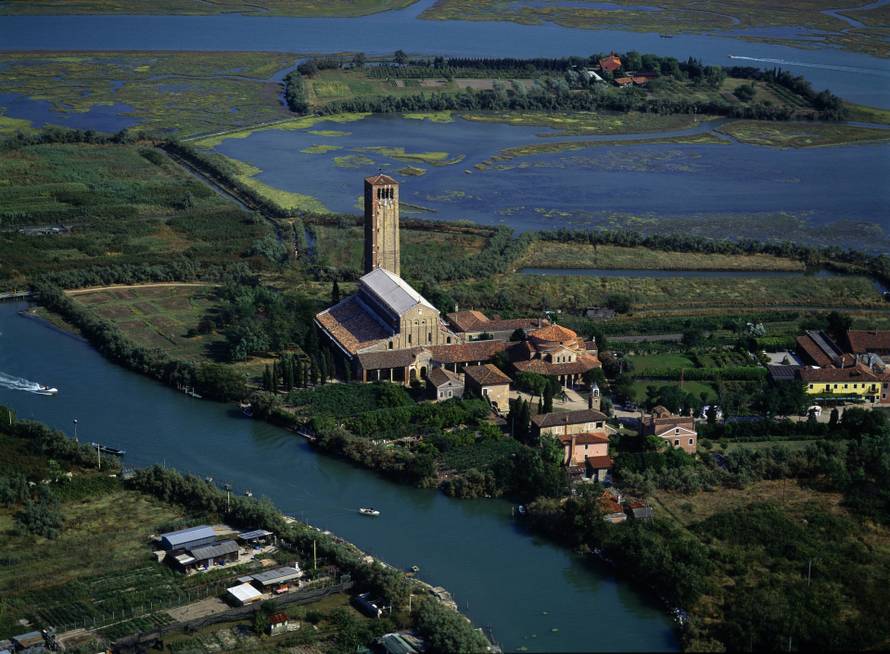 Italy, Torcello, aerial view / photo