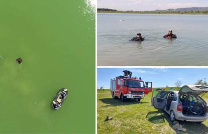 Auto kliznuo u jezero i potonuo: Vozač zaboravio dignuti ručnu?