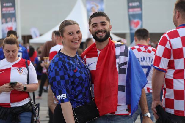Osijek: Atmosfera prije početka utakmice Hrvatska - Češka