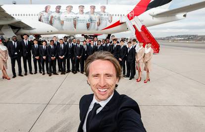 Dragi putnici, ovdje je kapetan Modrić! Pogledajte novi avion Reala s Lukom u prvom planu...