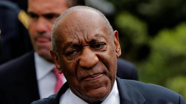 Actor and comedian Bill Cosby departs after the fourth day of Cosby's sexual assault trial at the Montgomery County Courthouse in Norristown, Pennsylvania