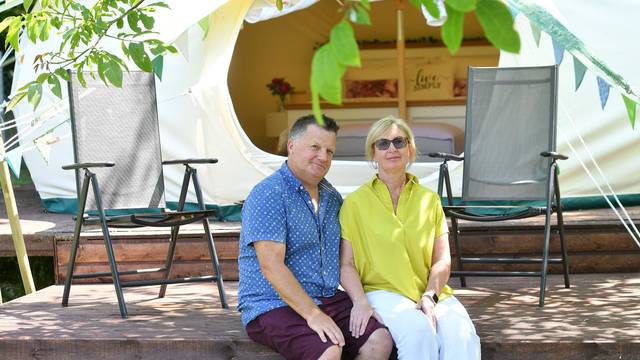 Britanski par pronašao novi dom u Hrvatskoj. Otvorili su luksuzni kamp, prvi takav u Međimurju
