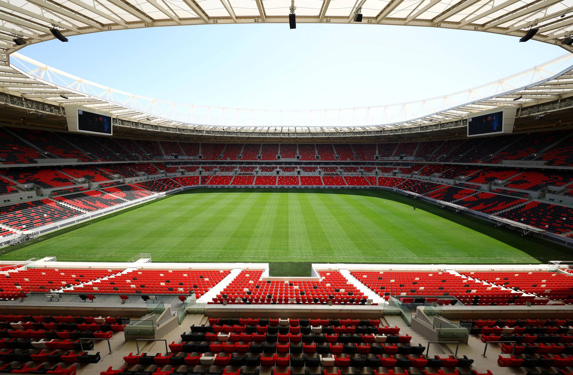 FILE PHOTO: General views of the Ahmad Bin Ali Stadium