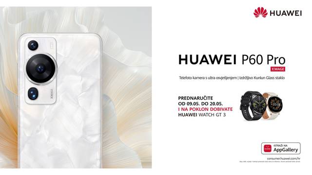 Huawei P60 Pro je napokon dostupan za prednarudžbu u fantastičnoj ponudi!