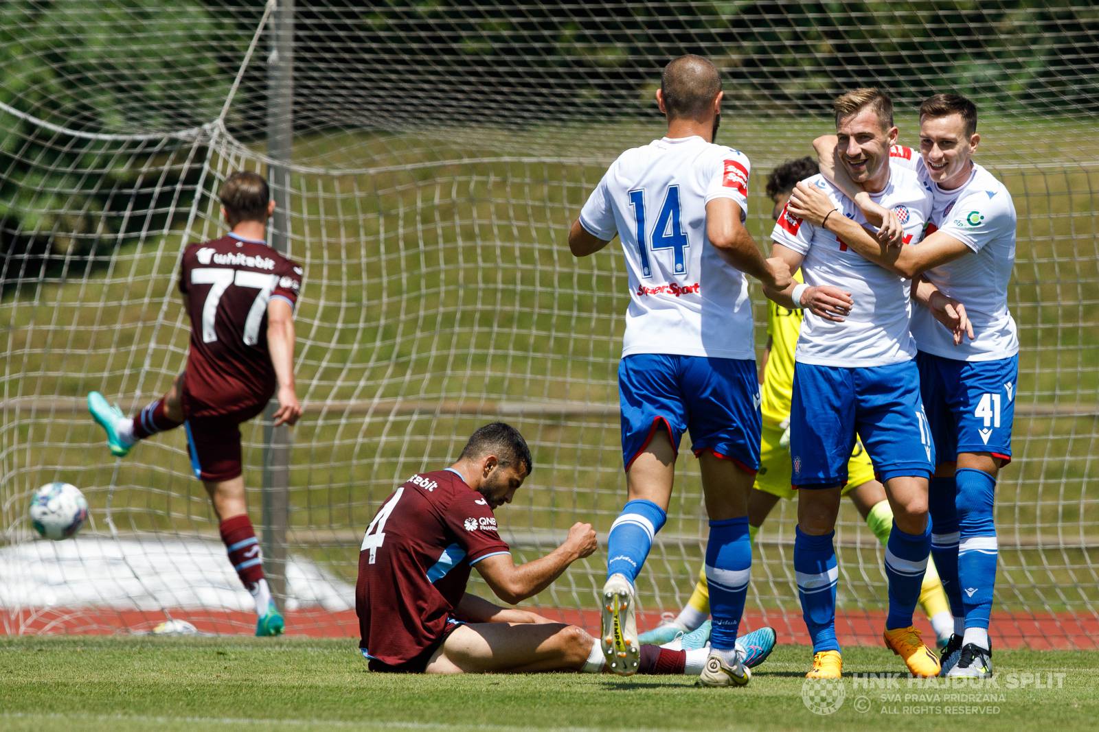 Uspješna generalka pred derbi: Hajduk srušio Bjeličin Trabzon! Oršić u debiju ozlijedio golmana