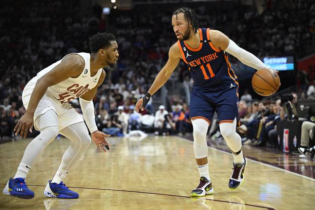 NBA: Playoffs-New York Knicks at Cleveland Cavaliers