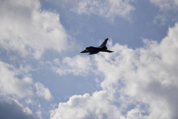 Zagreb: Generalna proba svečanog vojnog mimohoda - zračne snage 