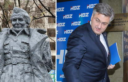 HDZ slavi i Plenković kreće u kampanju pod 'budnim okom' klona Tita i njegove Jovanke!