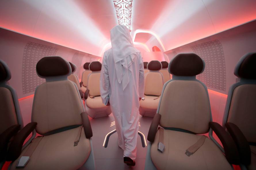 Roads and Transport Authority (RTA) unveil the design model of the hyperloop in Dubai